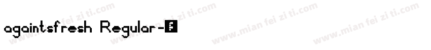 againtsfresh Regular字体转换